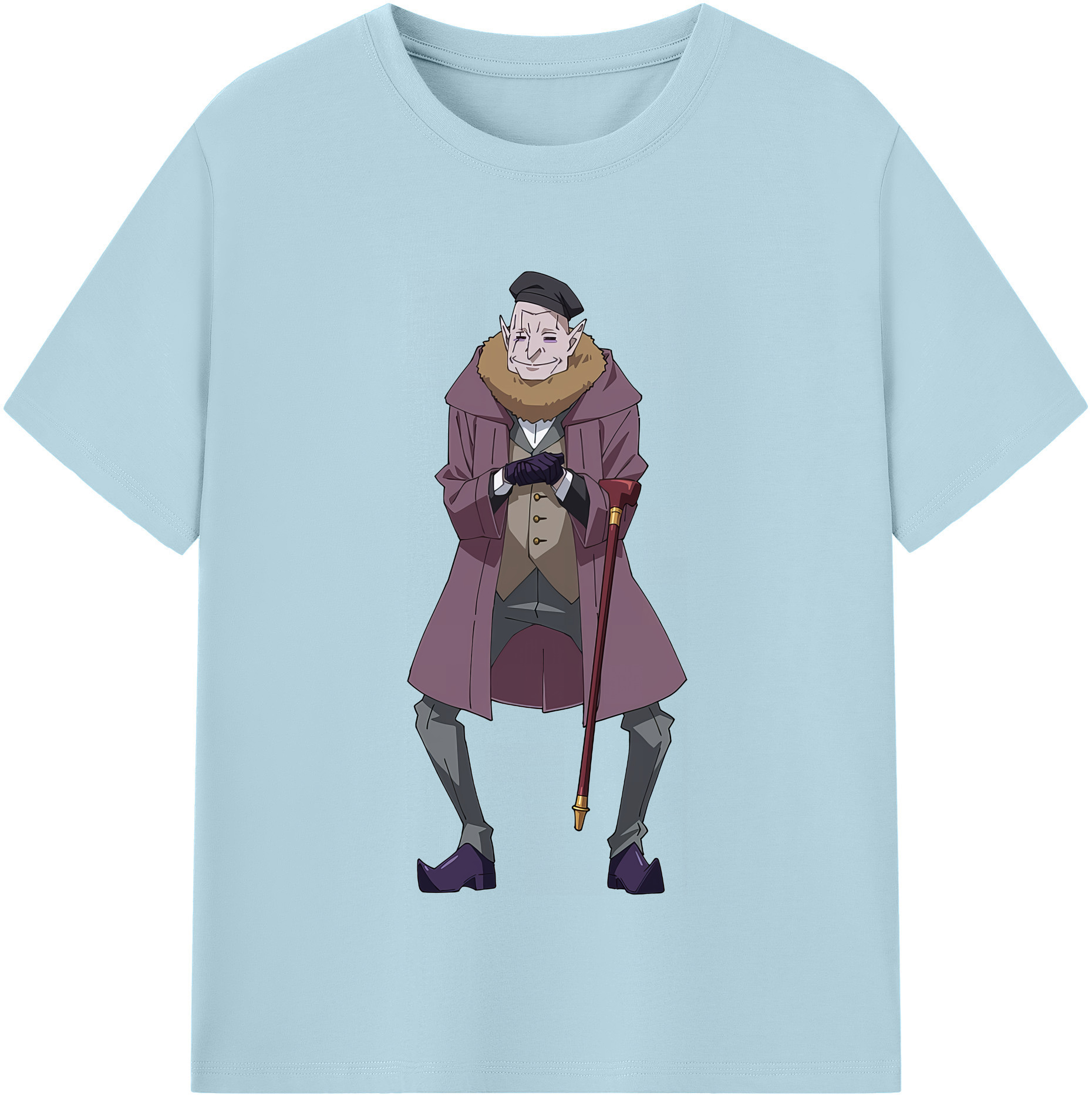 （画像用） 転スラ Regarding Reincarnated to Slime 綿100％半袖Tシャツ（フロントプリント）